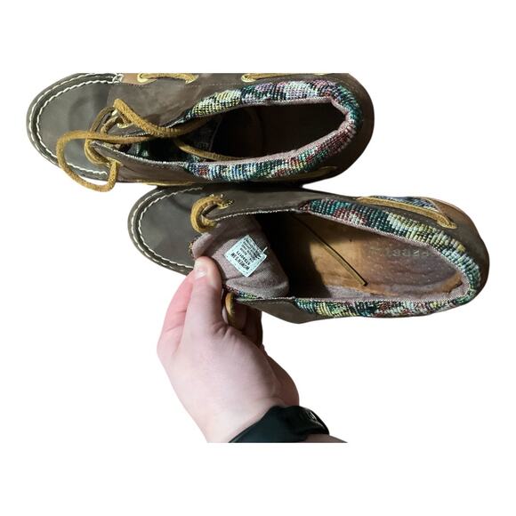 Sperry’s Floral Wedges Women 9 Vintage - Picture 4 of 5